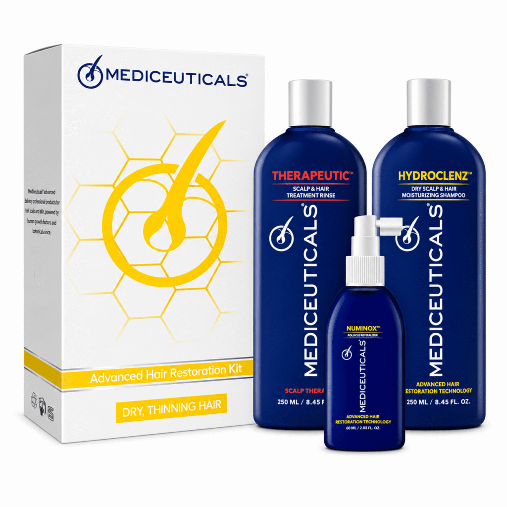 mediceuticals for hair loss dry – zestaw na wypadanie włosów