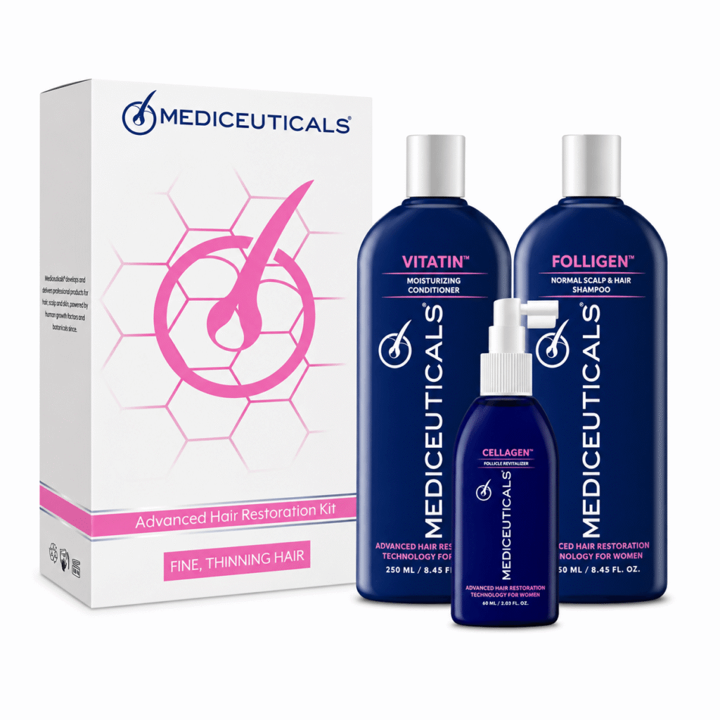 mediceuticals for hair loss women normal zestaw na wypadanie włosów