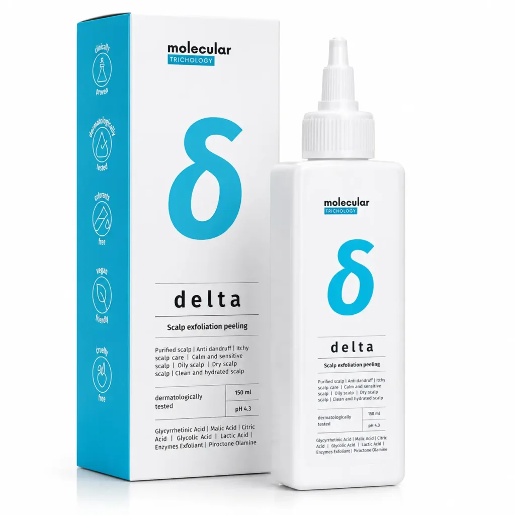 molecular trichology delta scalp exfoliation peeling