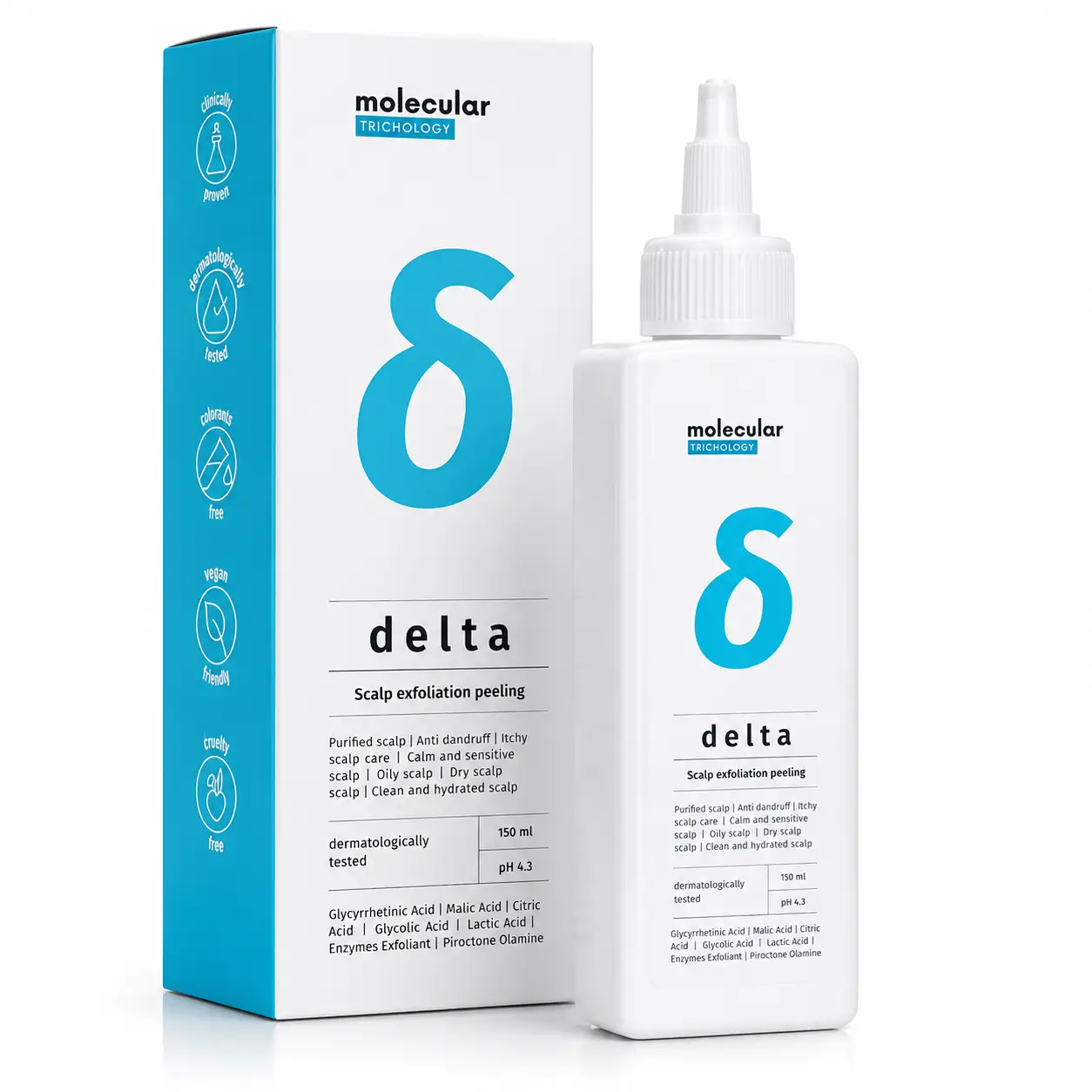 molecular trichology delta scalp exfoliation peeling molecular trichology delta scalp exfoliation peeling