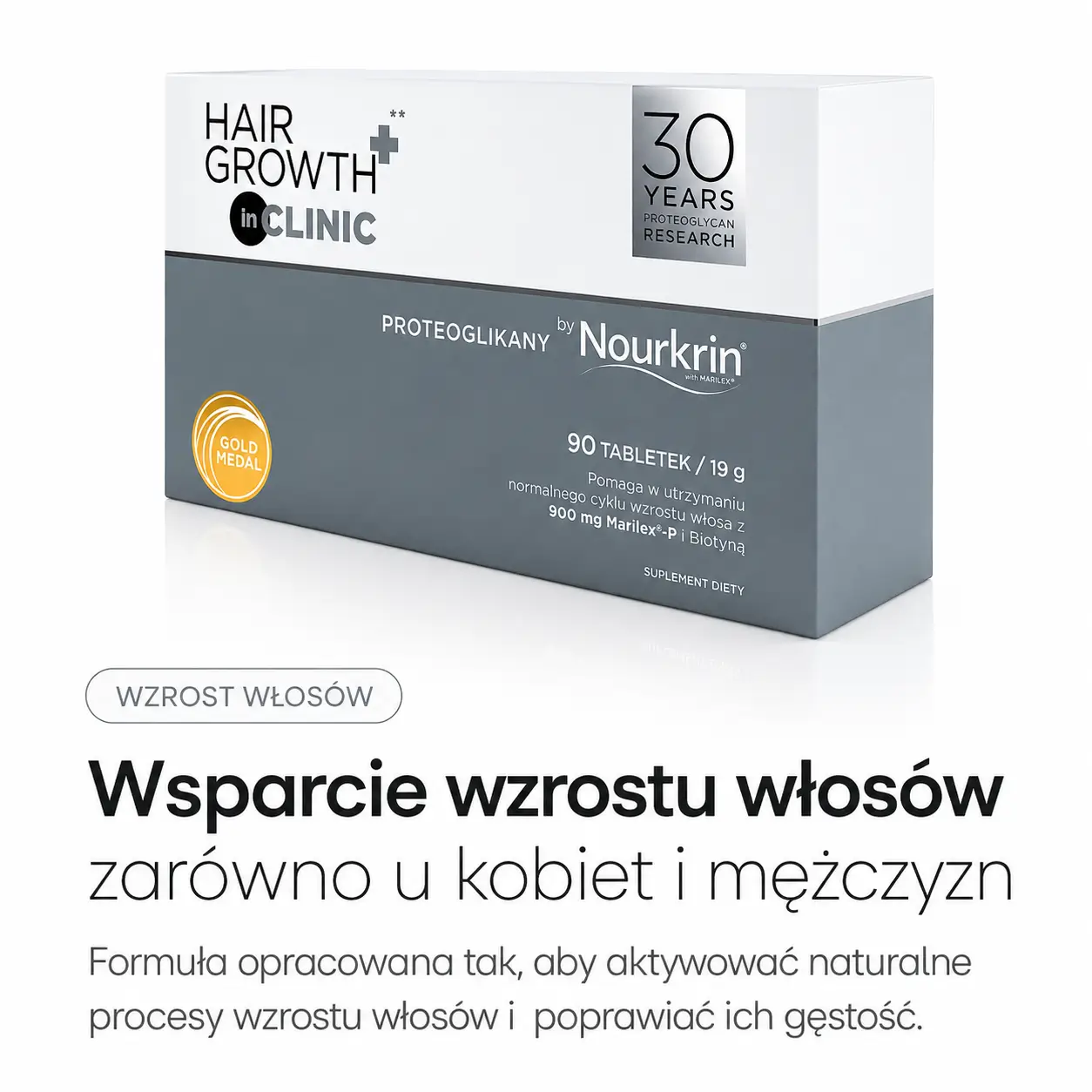 nourkrin® hairgrowth + inclinic – proteoglikany nourkrin® hairgrowth + inclinic – proteoglikany
