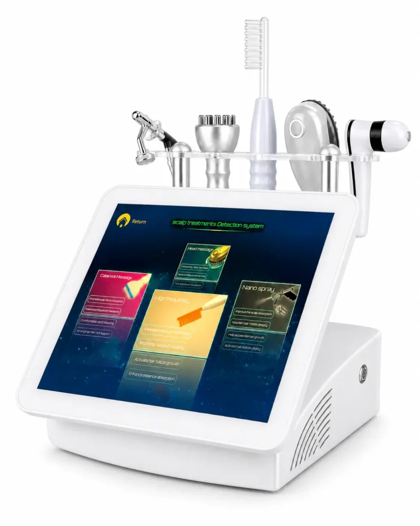 trichocare 5w1 – analizator skóry głowy i włosów z ekranem 15"